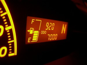 7,000km の ODO メーター