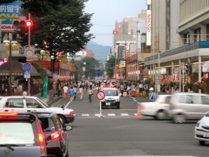 お祭りの会場