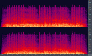 圧縮済み音声の逆位相