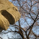 嶽駒神社にて