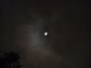 EXR オートでの月の撮影。